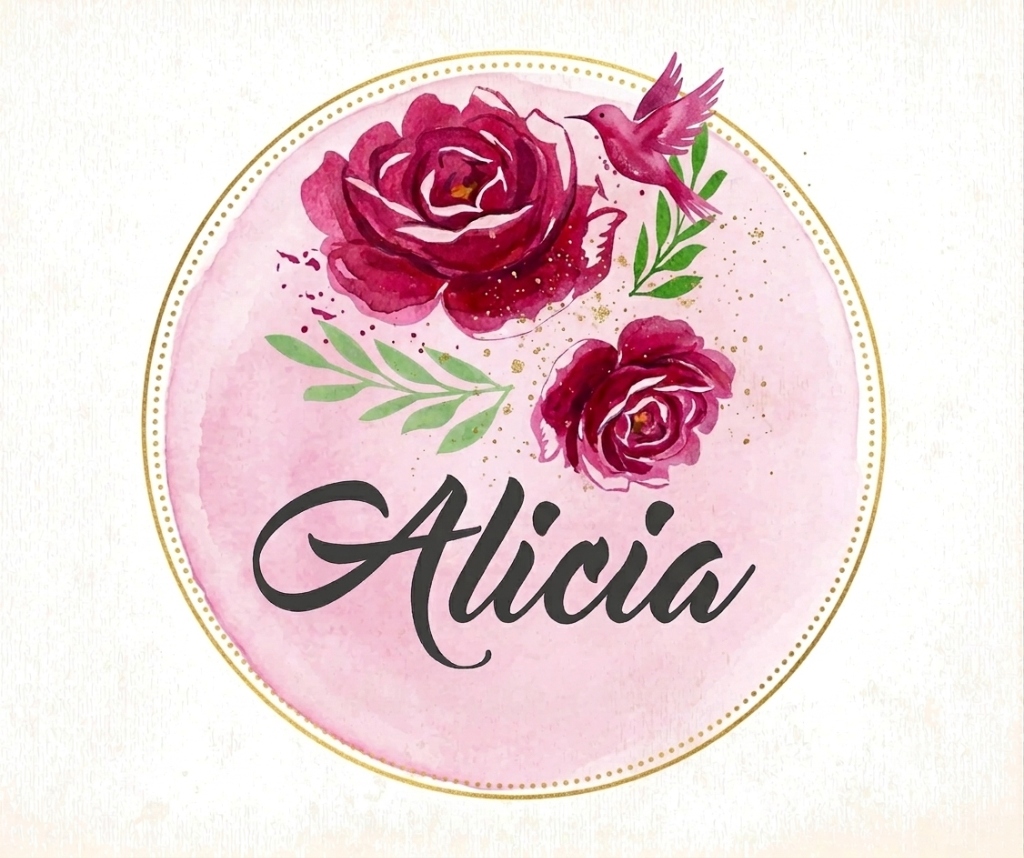 Floricultura da Alicia Logo